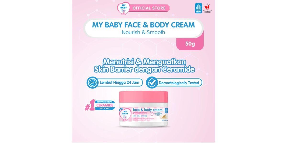 Rekomendasi 5 Baby Face & Body Cream untuk Kulit Bayi Kering dan ...